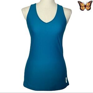 LORNA Jane Active Racerback Tank With Keyhole Design Size Small